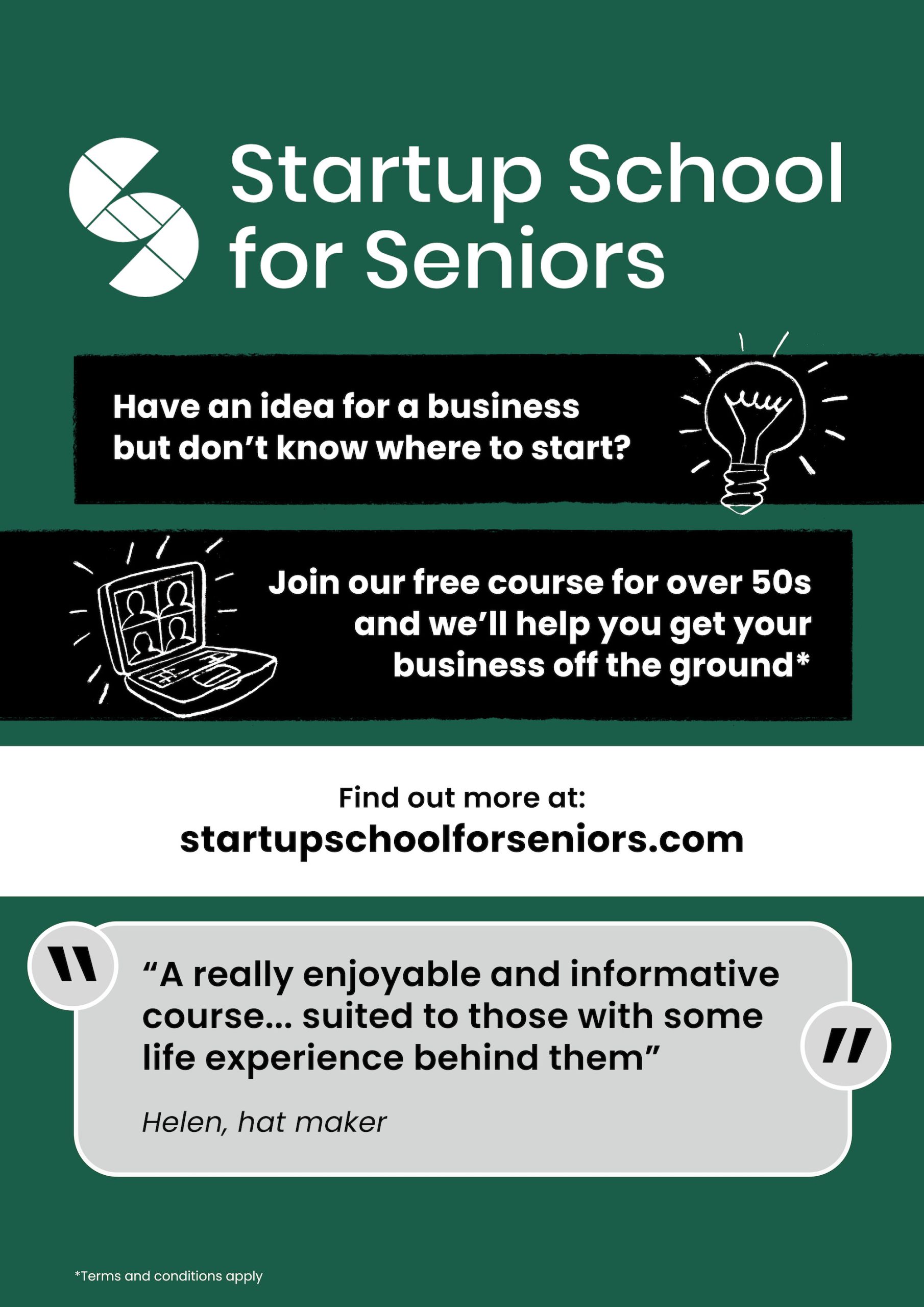 Free ‘Startup School For Seniors’ Course For Dorset Residents