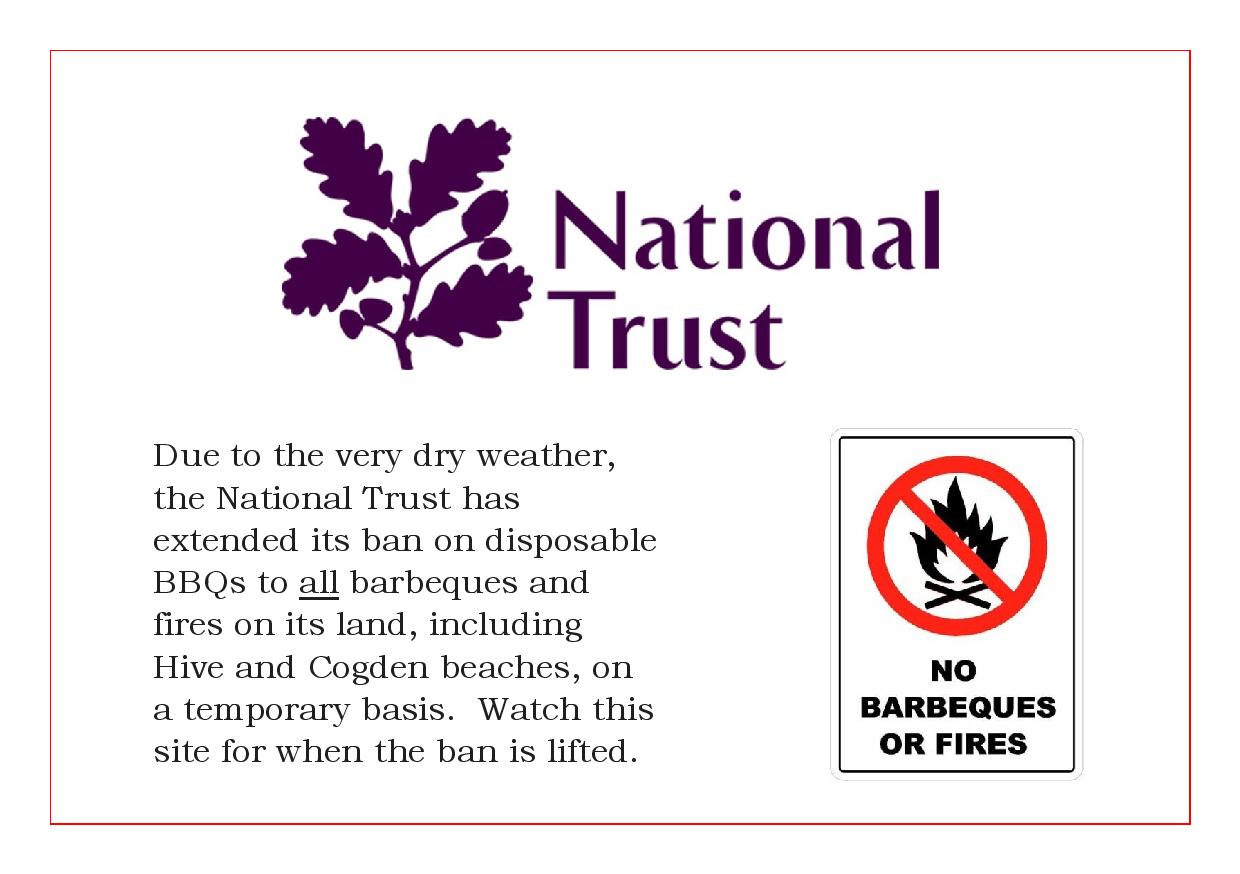 Fire And BBQ Ban Continues On National Trust Land